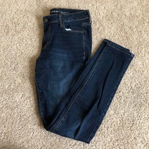 Old Navy Dark Blue Rockstar Jeans